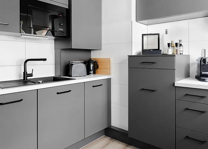 Premium - Kueche - Komfort - Zentral Apartament